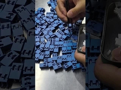 Duplex-LC-vezeloptische connector Dubbele verbindingen voor netwerken met een hoge dichtheid