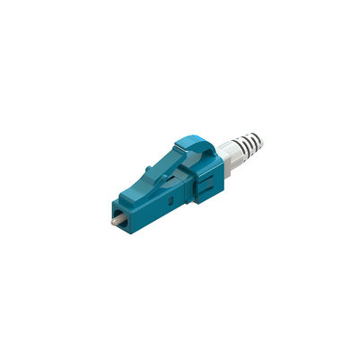 Goede prijs LC/Upc 0,9 Single Mode Simplex Fiber Optic Connector Kit blauw Rechte hoek online
