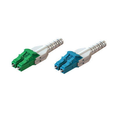 Normale LC-vezeloptische connector assemblage Uniboot 2.0 Beige voor datacenters