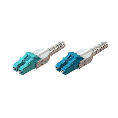 LC-optische connector voor toepassingen met een hoge dichtheid