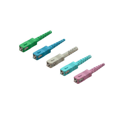 Snel monteren Multimode SC vezel connector met verschillende kleuren