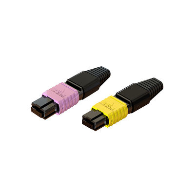 Goede prijs Vrouwelijke mannelijke MPO glasvezelconnector 4 - 24 kernen Glasvezelcommunicatie online