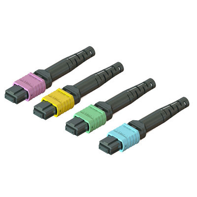 Goede prijs Quick Connect MPO Glasvezel Connector 3.5 60mm 12 16 24 Kernen Met APC UPC online