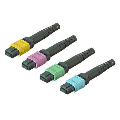 Telecommunicatie MPO Glasvezel Connector 3.5 60mm 12 / 16 / 24 Kernen Man Vrouw