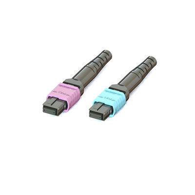Geschikt voor patchcords en pigtails MPO-vezelconnector voor verschillende toepassingen