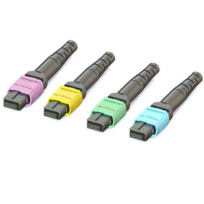 16 kernen MPO glasvezelconnector in vooraf geassembleerde of connectorkits