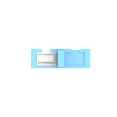 Flanke SC glasvezel adapter paneel met zwart blauw groen en aquakleur opties