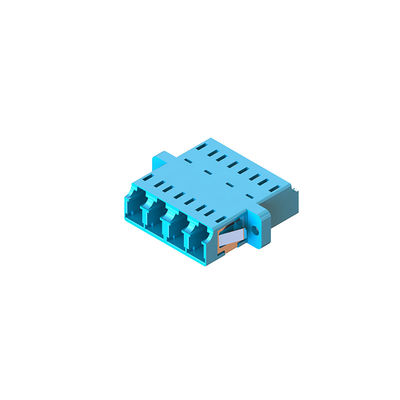 kwaliteit D4 Adapter glasvezel LC-type met flens in meerdere kleuren en goede draagbaarheid fabriek