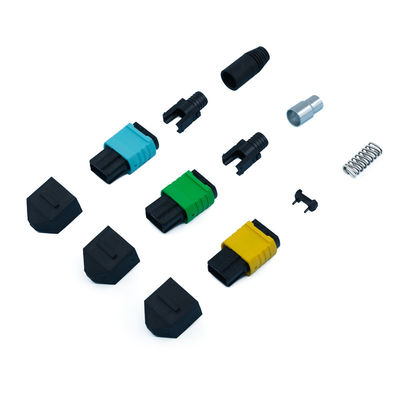 Goede prijs Mannelijk Vrouwelijk MPO Glasvezel Connector 40G tot 400G Netwerken Pigtail Glasvezel Connector online