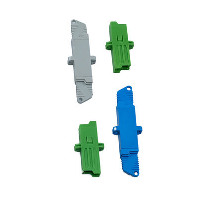 Goede prijs E2000 enkelmodus glasvezelkabelconnector met aanpasbare blauwgroene boot en keramische schroef in verschillende kleuren online